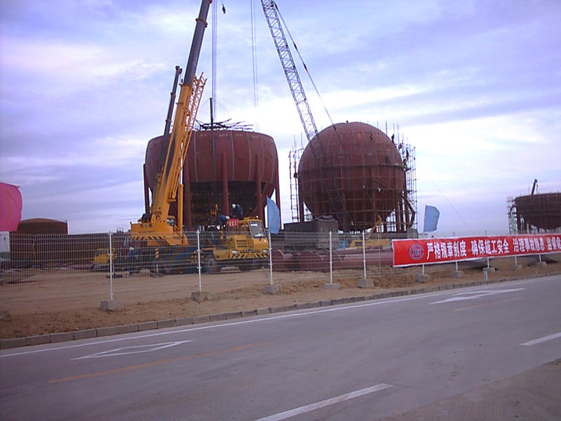 內(nèi)蒙多倫大唐煤化工球罐